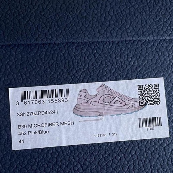 Pink Dior Sneakers - Picture 6 of 7